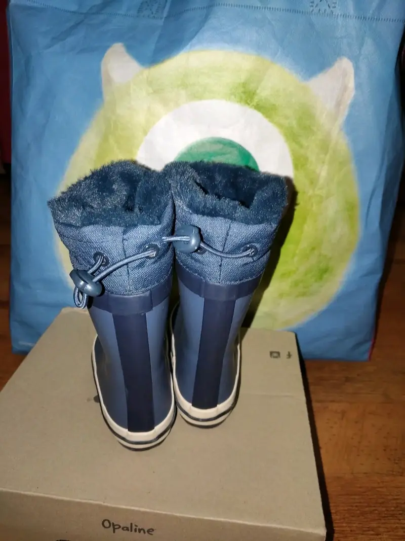 Botas de lluvia para niños Opaline azul - 1