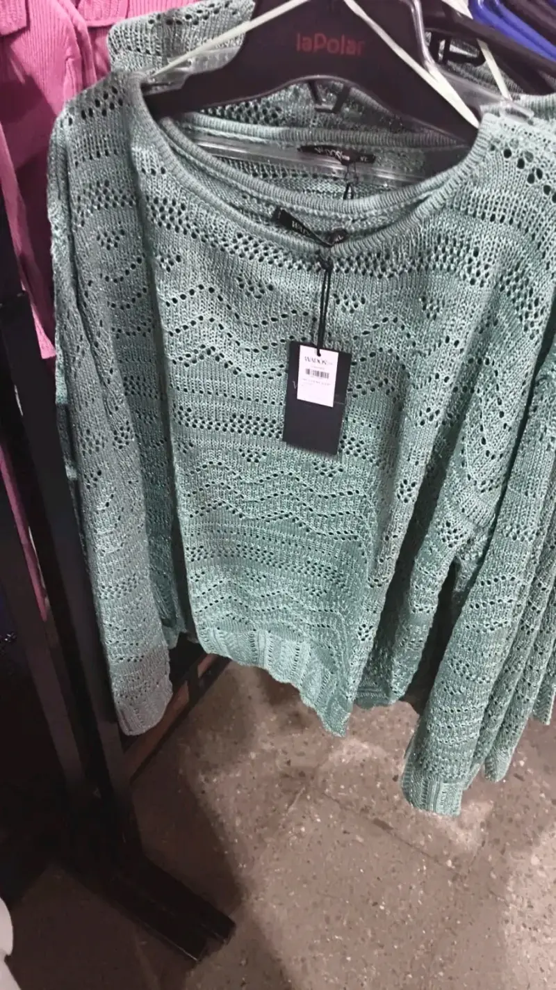 Cardigan rosado de mujer Wados con diseño calado - 2