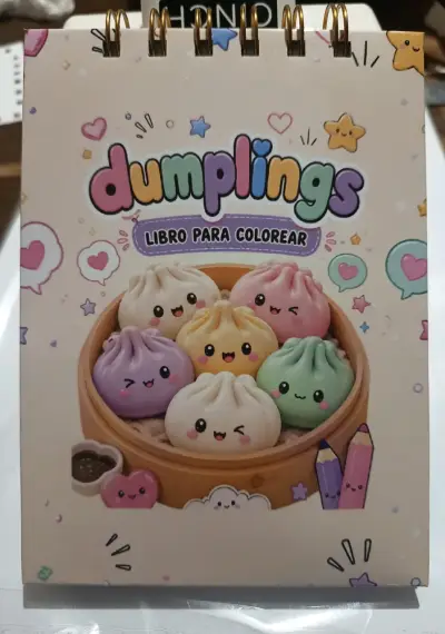 Libro para colorear Dumplings - miniatura 1