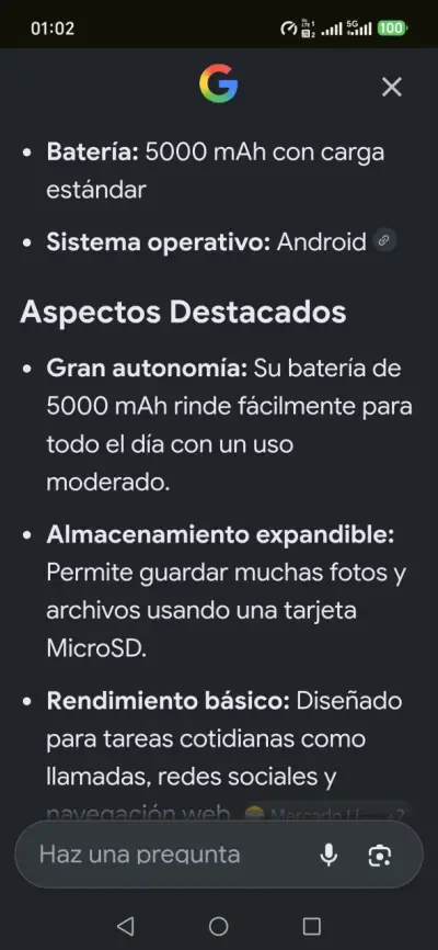 Samsung Galaxy A04 con cargador y caja original - miniatura 4