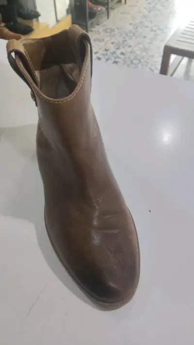 Botines de cuero marrón Michael Kors - miniatura 2