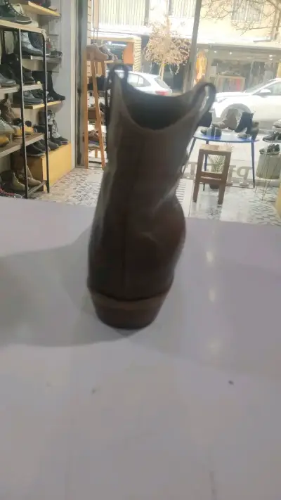 Botines de cuero marrón Michael Kors - miniatura 3