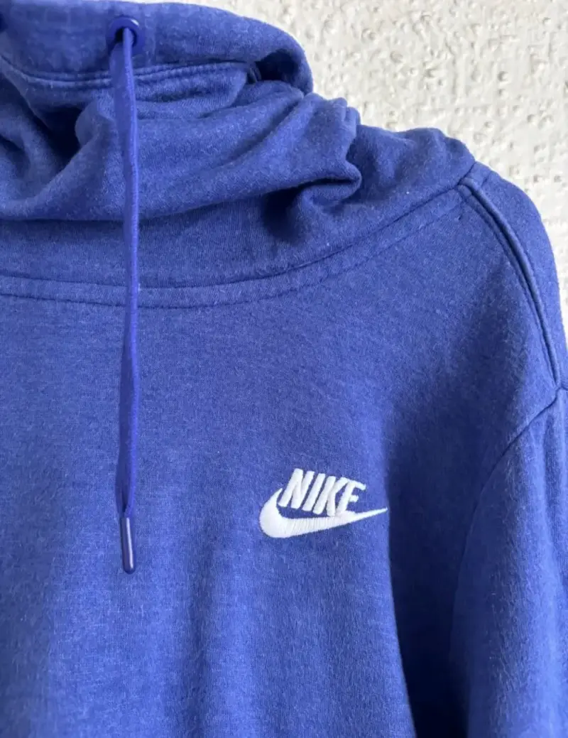 Polerón azul Nike con capucha para hombre - 2