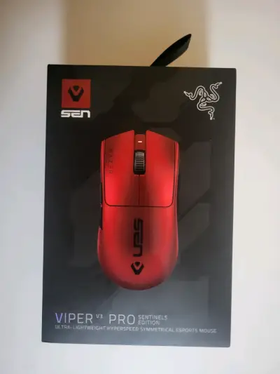 Mouse Razer Viper V3 Pro Sentinels Edition rojo - miniatura 1