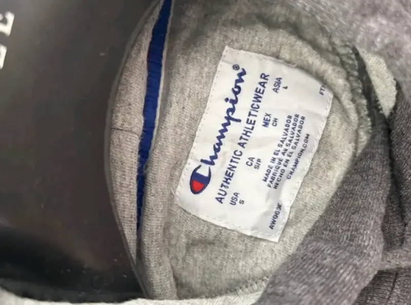 Polerón con capucha Champion gris oscuro - 3