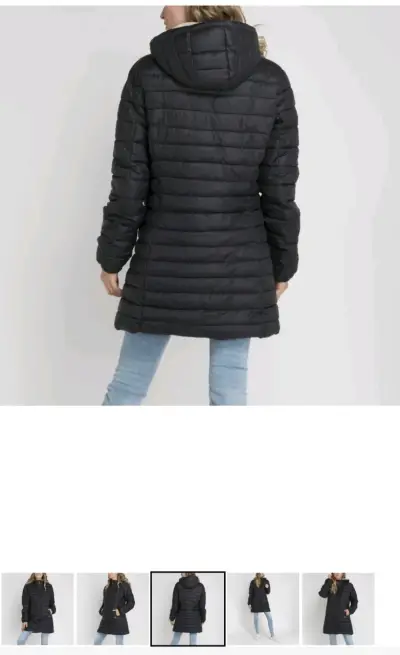 Abrigo/Parka O'NNEIL acolchado negra para mujer - miniatura 2
