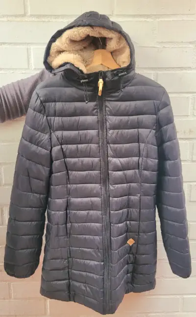 Abrigo/Parka O'NNEIL acolchado negra para mujer - miniatura 4