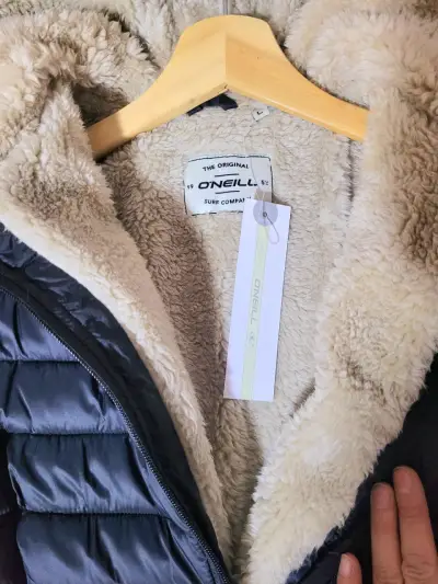 Abrigo/Parka O'NNEIL acolchado negra para mujer - miniatura 5
