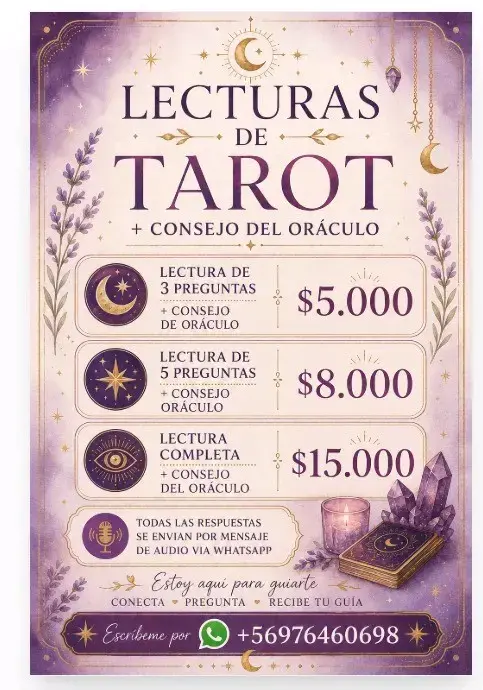 Lecturas de Tarot con Consejo del Oráculo