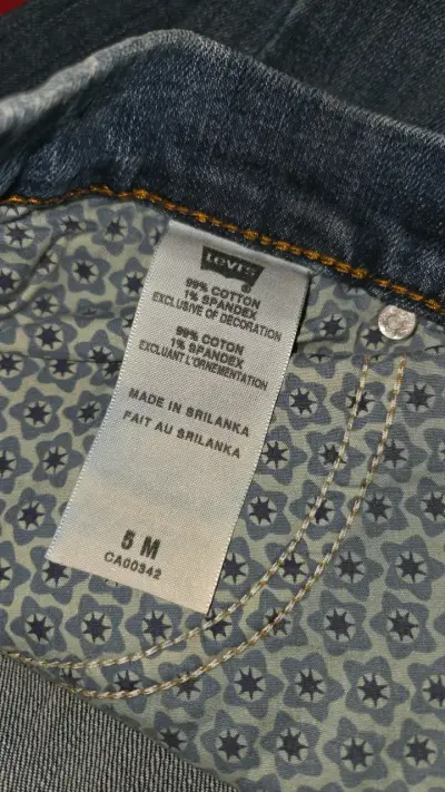 Jeans Levi's Original para Mujer Talla 5M - miniatura 3
