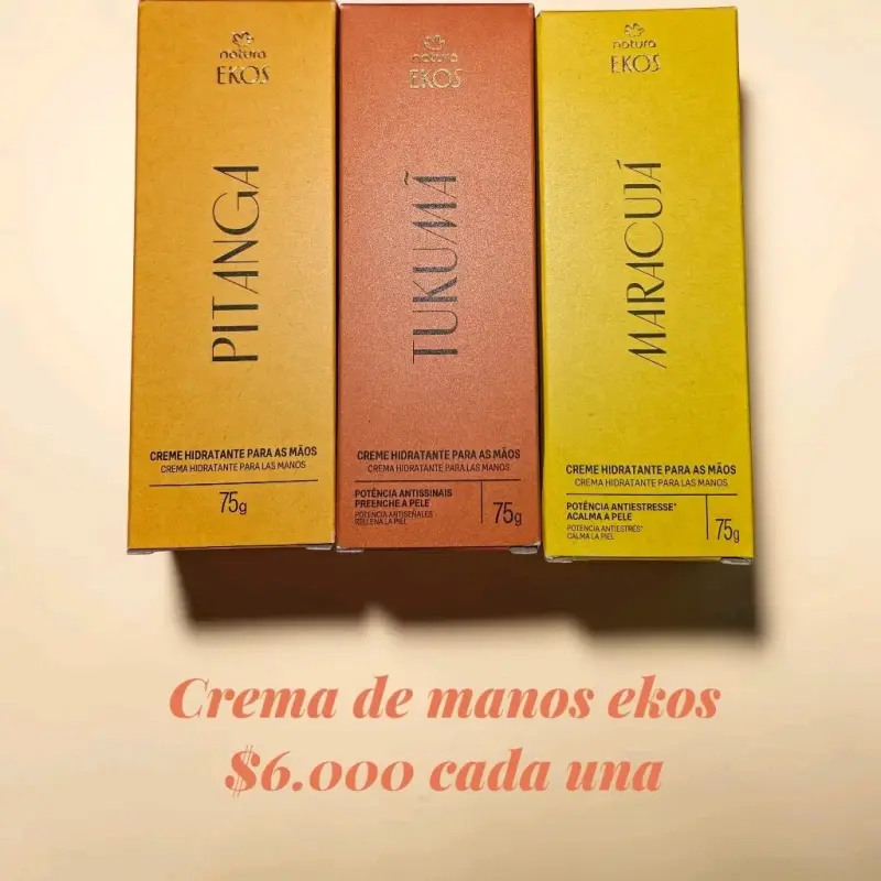 Crema de Manos Natura Ekos Pitanga, Tukuma y Maracuyá
