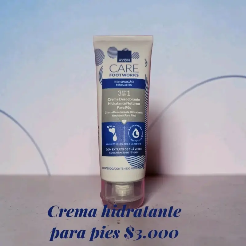 Crema Hidratante Nocturna Para Pies Avon