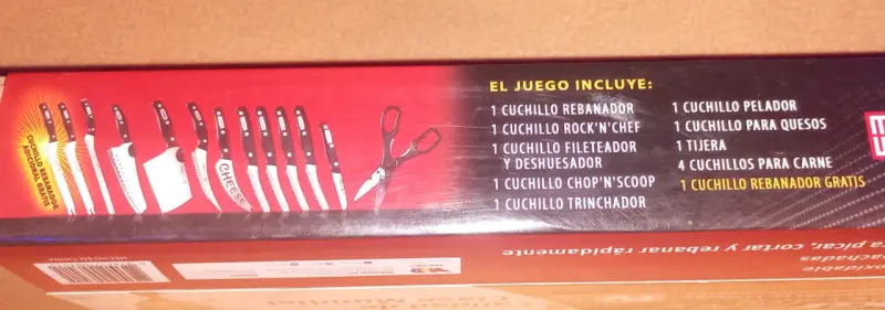 Set de cuchillos Miracle Blade World Class 13 piezas - 4