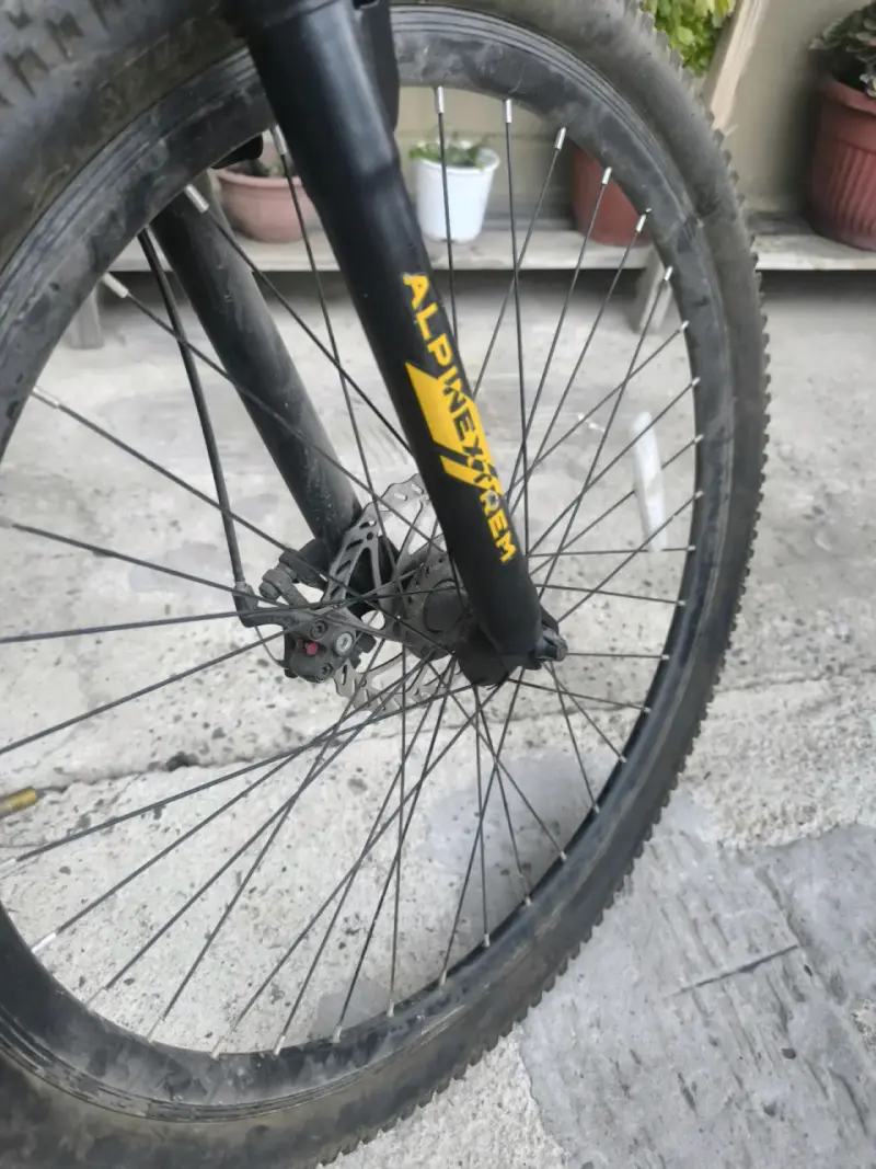 2 Bicicleta de montaña Alpine Xtrem negra y burdeo - 5