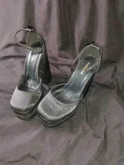 Zapatos de tacón alto negros Andariena - miniatura 1