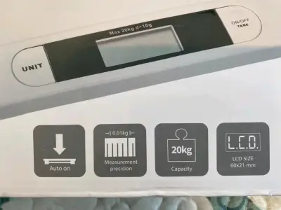 Báscula digital para bebé con pantalla LCD - miniatura 1