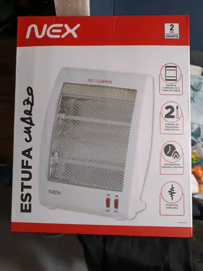 Estufa eléctrica NEX con 2 niveles de temperatura - miniatura 1