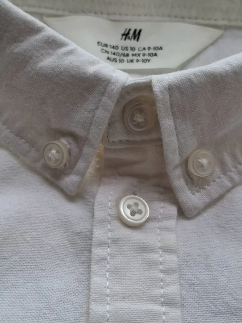 Camisas de hombre a cuadros y blanca talla M - 2