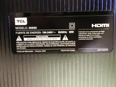 TV TCL 50” (Modelo 50S5K) - Para Repuestos - miniatura 1