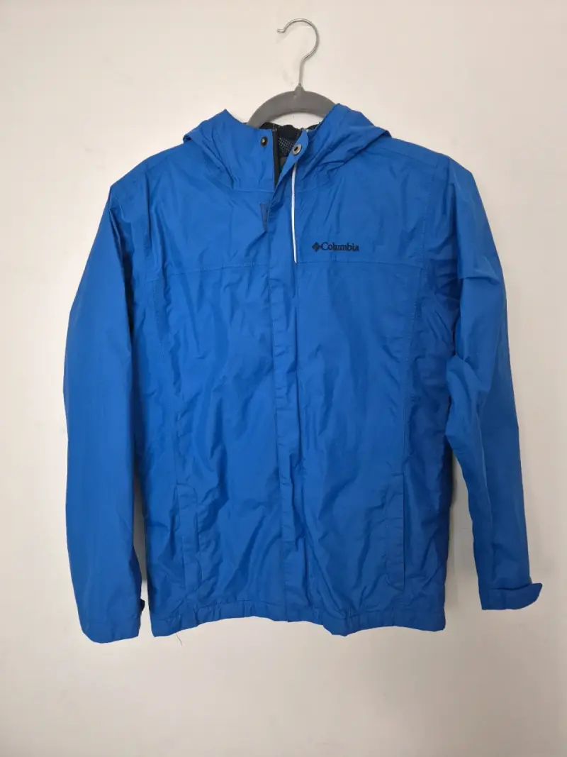 Chaqueta impermeable azul Columbia para hombre - 1