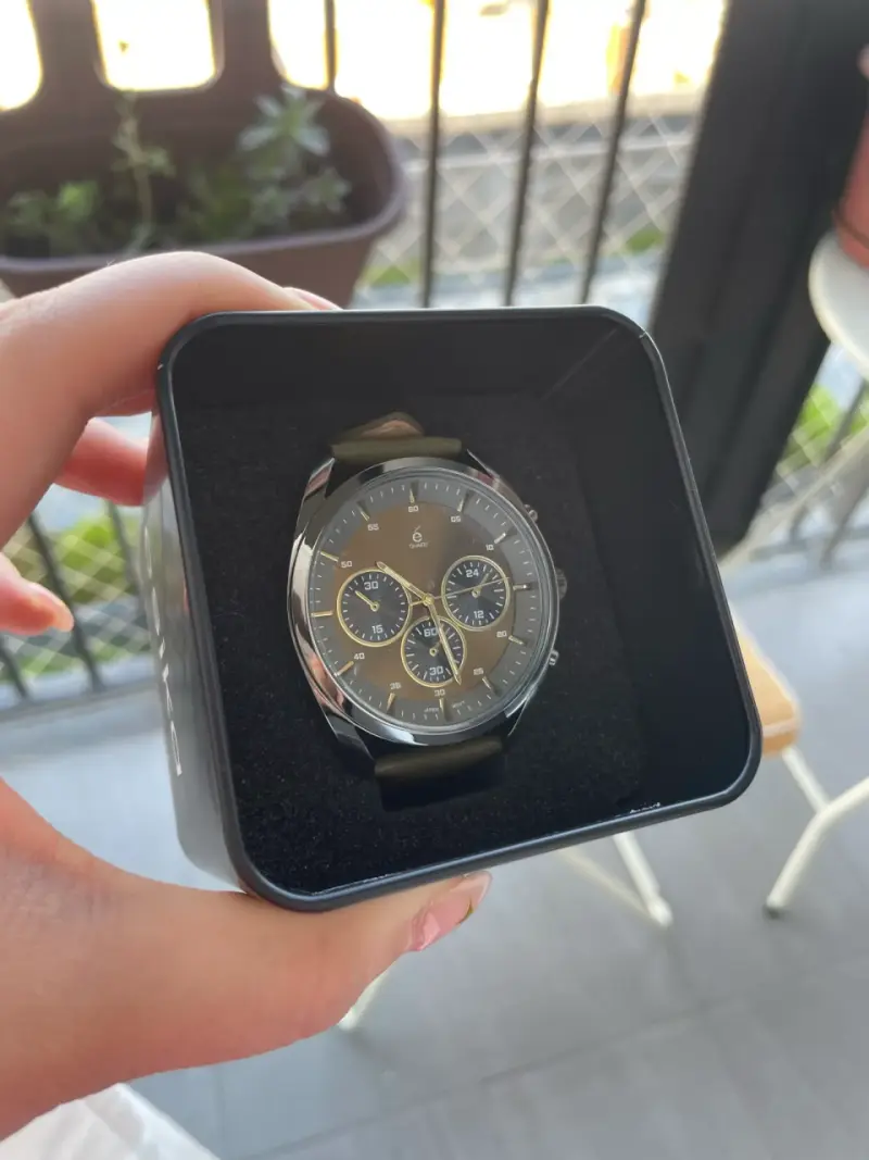Reloj masculino color verde olivo - 2