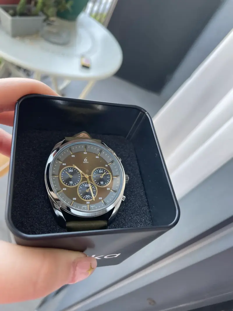 Reloj masculino color verde olivo - 4