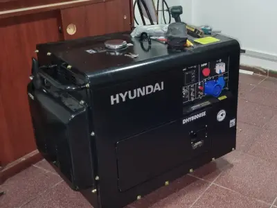 Generador Eléctrico Diesel Hyundai DHY8000SE - miniatura 1