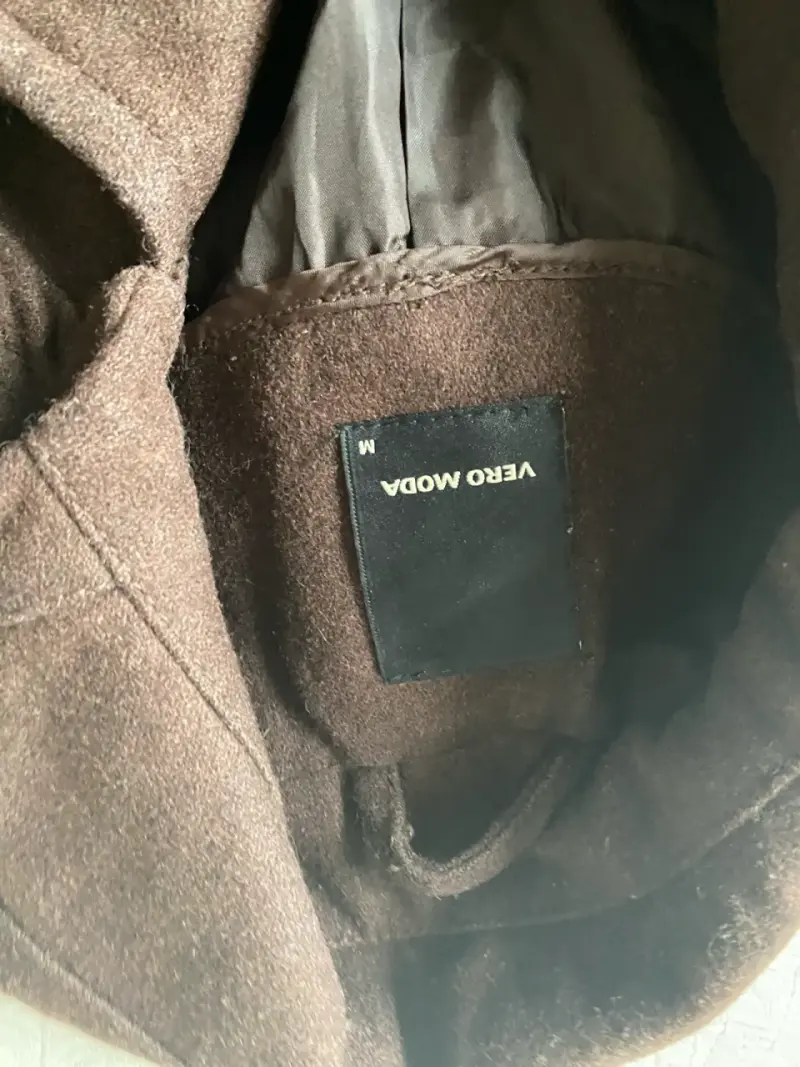 Abrigo de lana marrón para mujer Vero Moda - 2