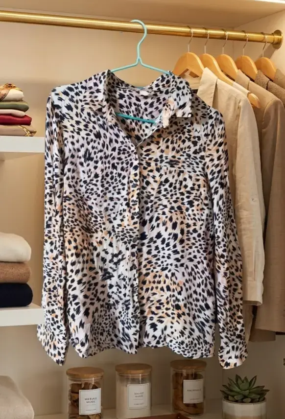Blusa de mujer estampado animal print