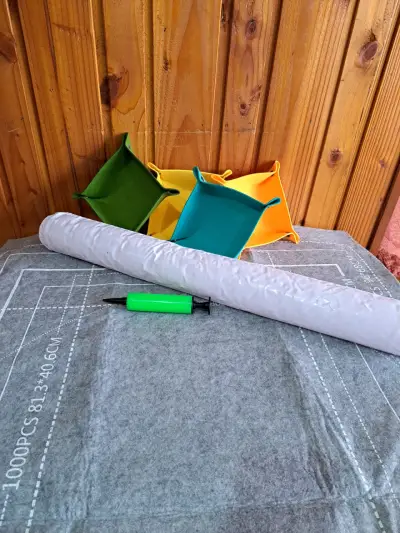 Set de organizadores de fieltro con bomba de aire - miniatura 1