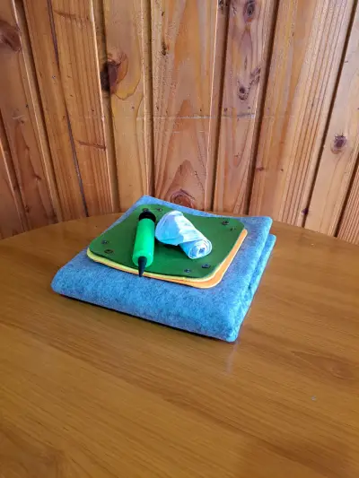 Set de organizadores de fieltro con bomba de aire - miniatura 2