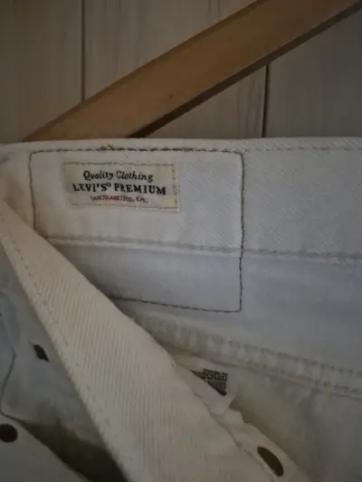 Jeans blancos de mezclilla para hombre - miniatura 2