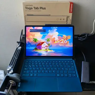 Lenovo Yoga Tab Plus + Teclado, Stylus, Hub, Brazo - miniatura 1