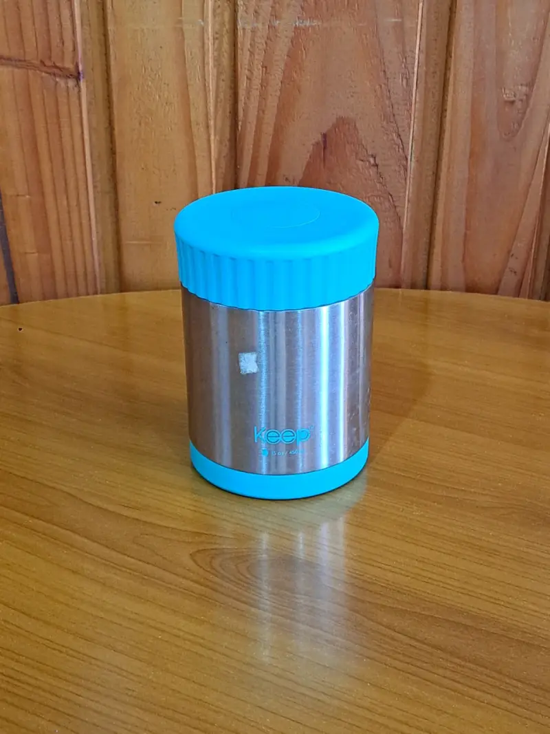 Termo Keep acero inoxidable 450 ml azul