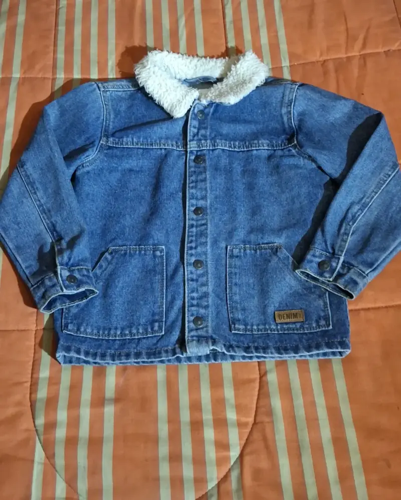 Chaqueta de mezclilla con forro de lana