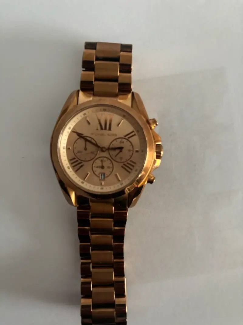 Reloj dorado Michael Kors con cronógrafo - 2