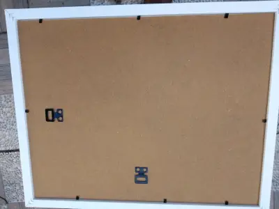 Cuadro de acuarela con flores enmarcado - miniatura 3