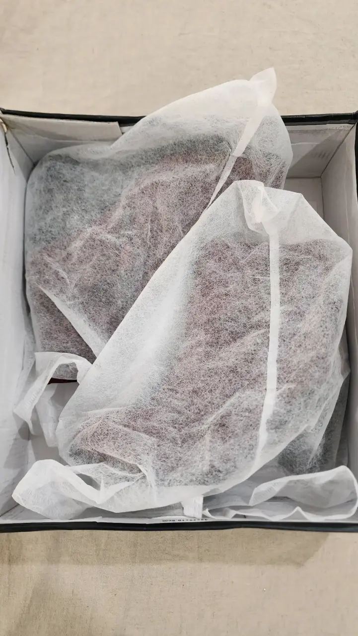 Botines de gamuza burdeos con tacón alto - 6