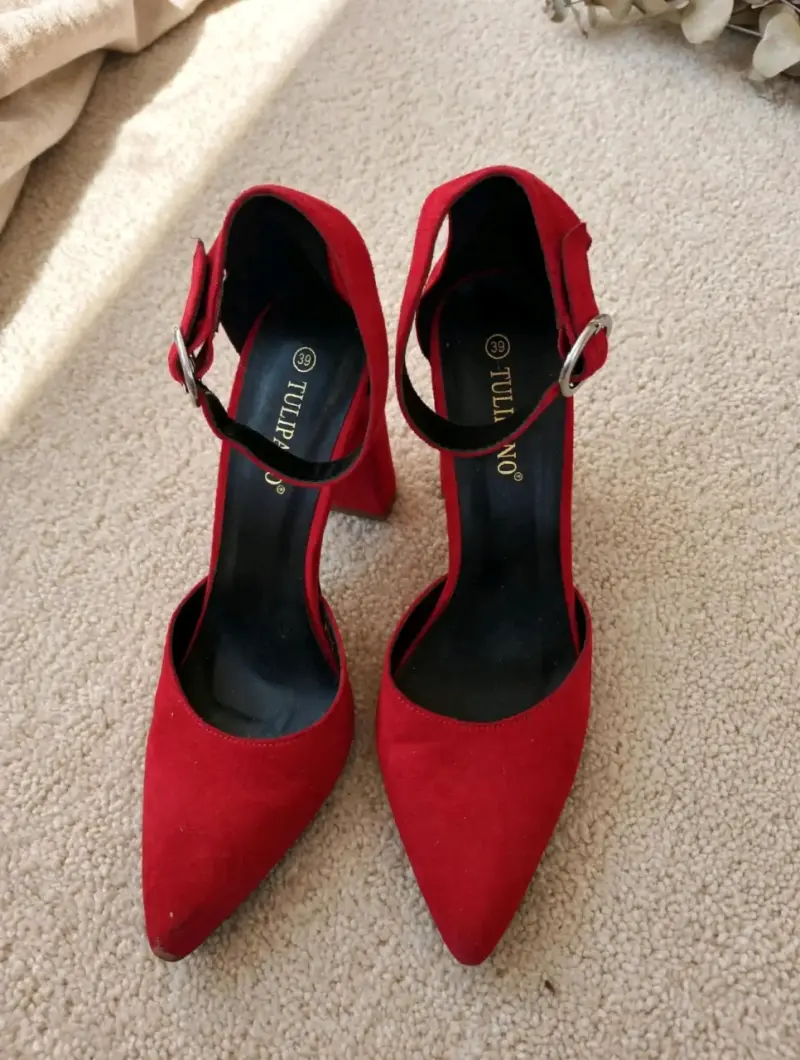 Zapatos de tacón rojo Tulipano elegantes - 1