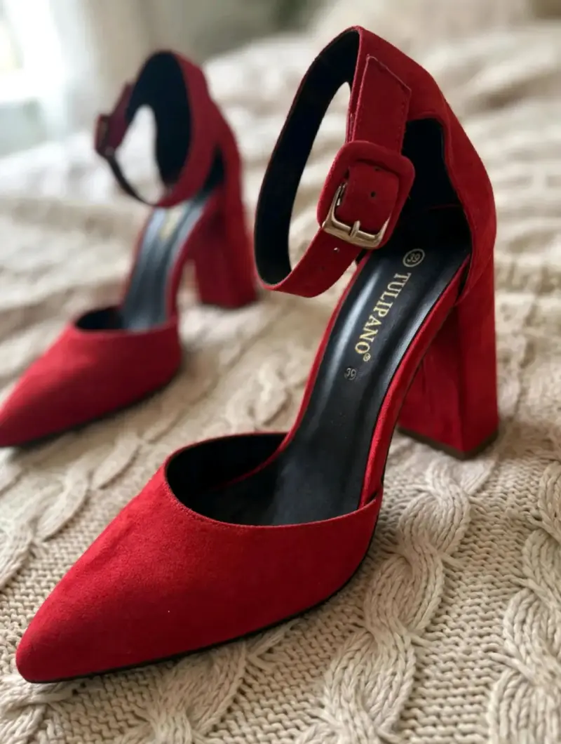 Zapatos de tacón rojo Tulipano elegantes - 2