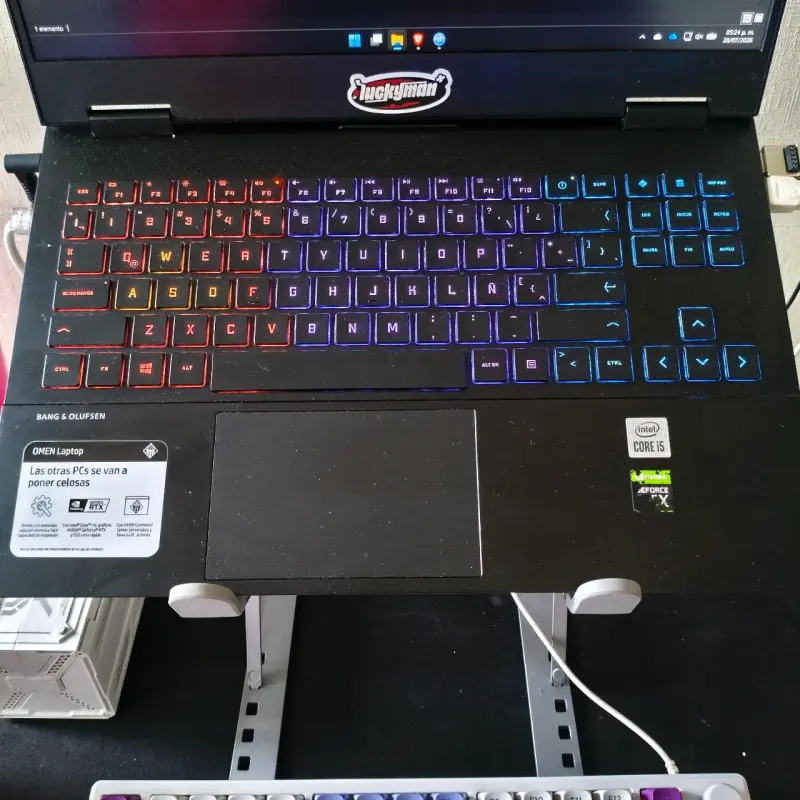 HP OMEN 15 - Core i5 - 32GB RAM - 512GB (DETALLE) - 2