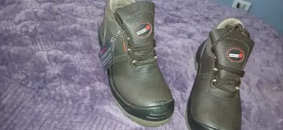 Botas de seguridad Winner marrones oscuros - miniatura 1