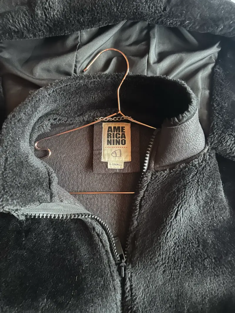 Chaqueta de cuero y pelo Americanino - 4