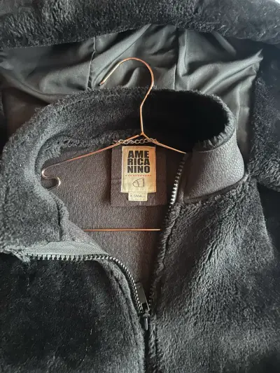 Chaqueta de cuero y pelo Americanino - miniatura 4