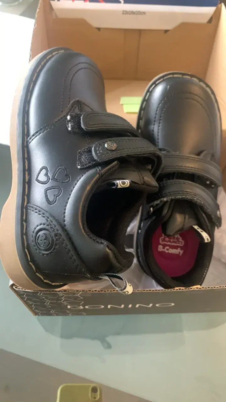 Zapatos escolares negros Bubble Gummers talla 28 - 2
