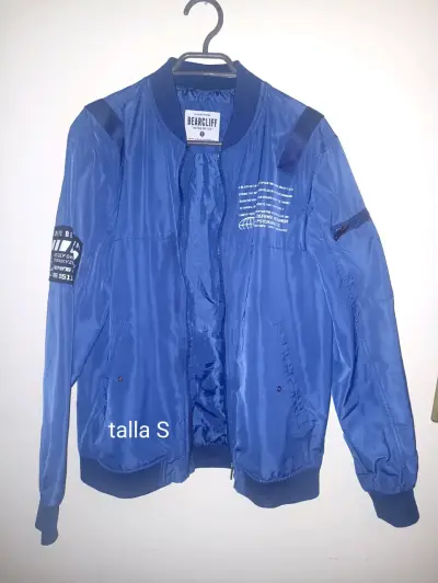 Chaqueta Bomber Azul Bearcliff Talla S - miniatura 3