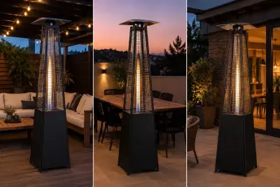 Estufa Pirámide de Exterior con Calor Regulable - miniatura 2