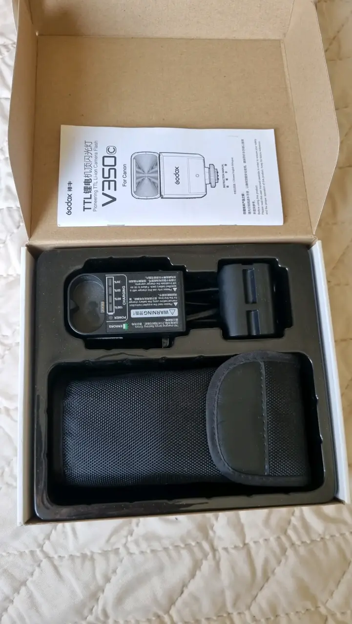 Flash Godox V350C para Canon con TTL - 2