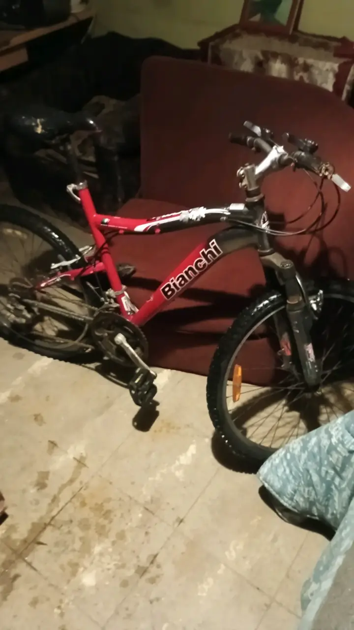 Bicicleta de montaña Bianchi roja - 1