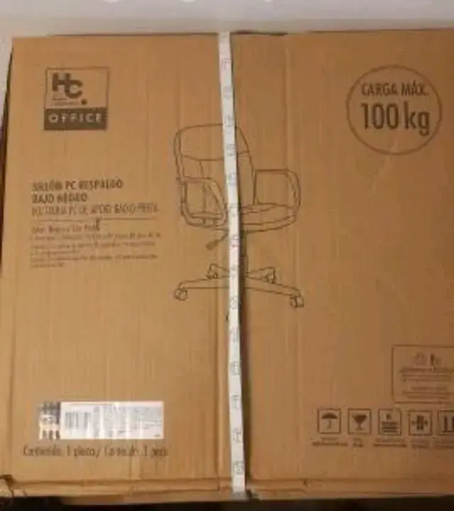 Silla de Oficina Negra Ajustable HC Office - 3